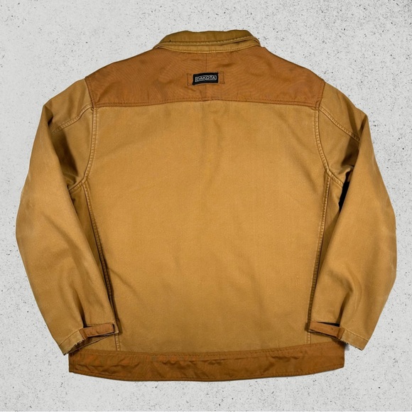 Dakota Tan Distressed Work Jacket - Picture 2 of 11